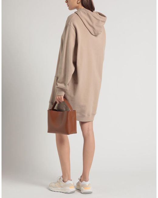 MSGM Natural Mini Dress Cotton