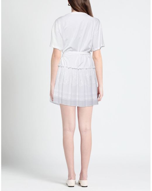 ERMANNO FIRENZE White Mini-Kleid