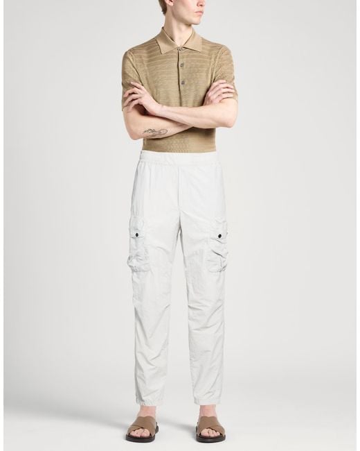 Parajumpers White Pants Polyamide, Cotton for men