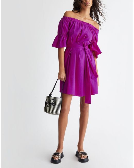 Liu Jo Purple Mini-Kleid