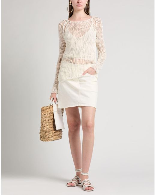 Isabel Benenato White Pullover