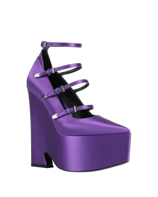 Zapatos de salón Versace de color Purple