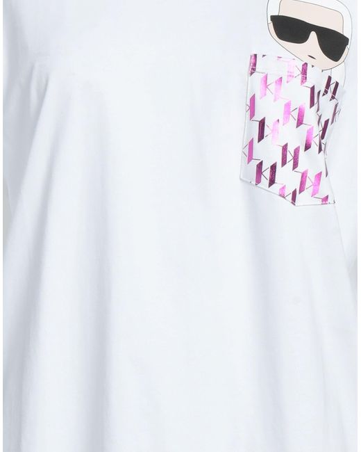 Camiseta Karl Lagerfeld de color White