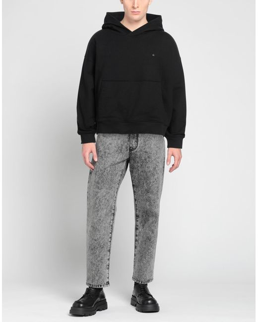 A PAPER KID Black Sweatshirt for men