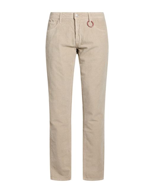 Tramarossa Natural Pants Cotton, Elastane for men