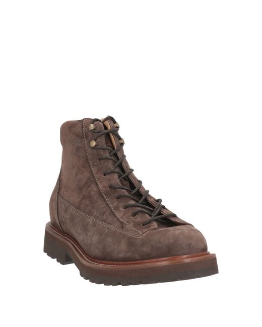 Brunello Cucinelli Brown Ankle Boots for men