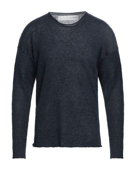 Isabel Benenato Blue Sweater Linen for men