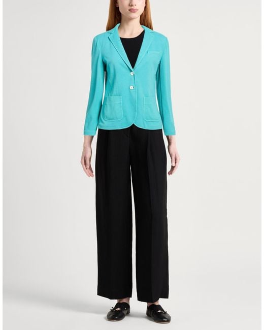 Circolo 1901 Blue Blazer Cotton, Elastane