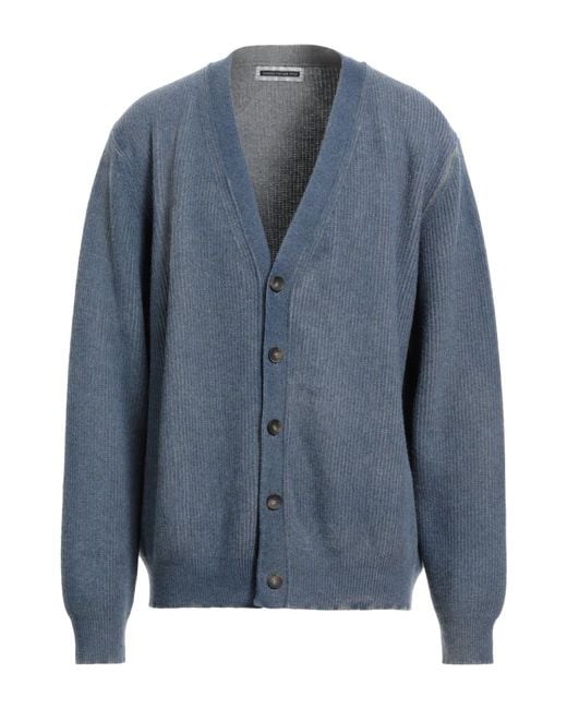 Original Vintage Style Blue Cardigan for men