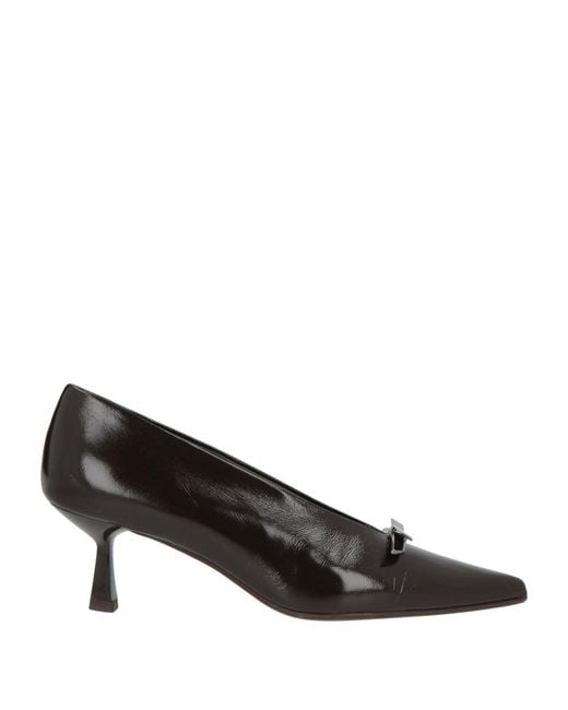 J.A.P. JOSE ANTONIO PEREIRA Black Pumps Leather