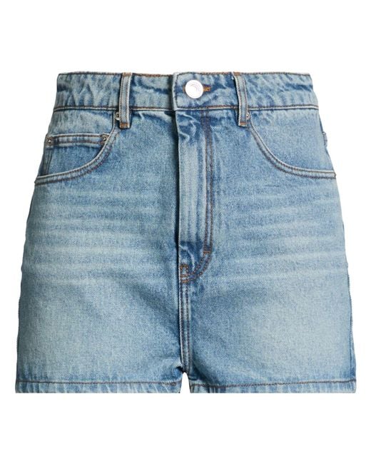 AMI Blue Denim Shorts