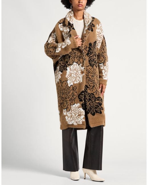 Circus Hotel Natural Coat Polyamide, Wool, Polyester
