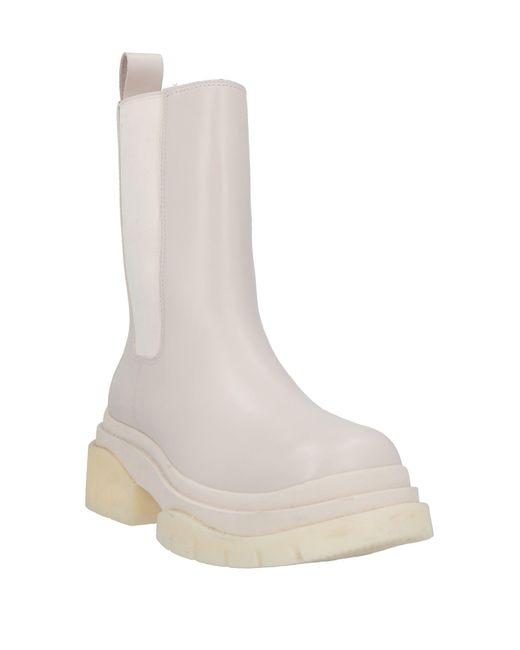 Ash White Ankle Boots