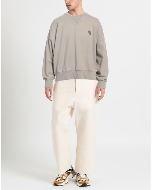 A PAPER KID Gray Sweatshirt for men