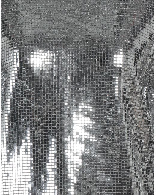 Maje Gray Top Polyamide, Polyester, Metallic Fiber, Elastane