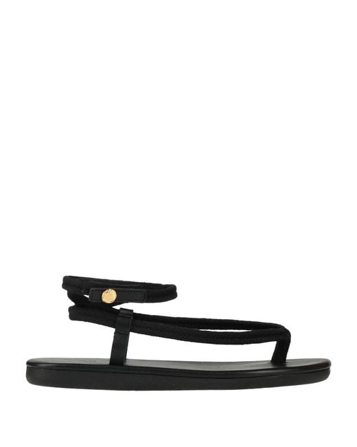Ancient Greek Sandals White Thong Sandal Textile Fibers