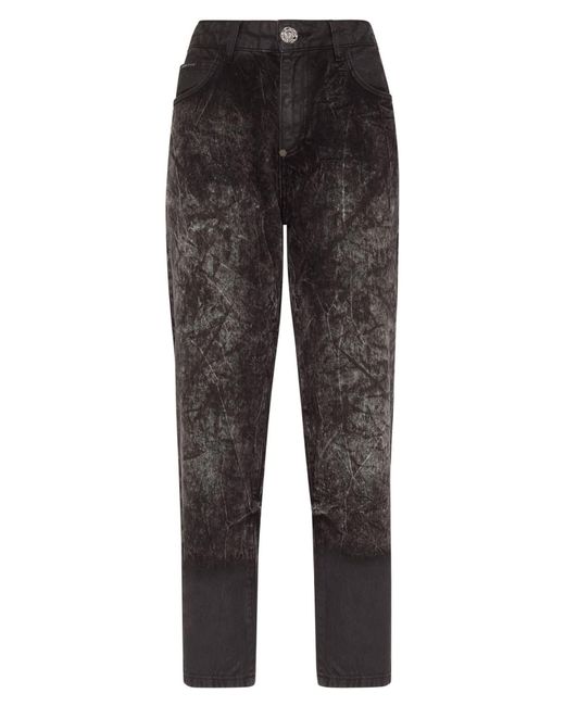 Pantalon en jean Philipp Plein en coloris Gray