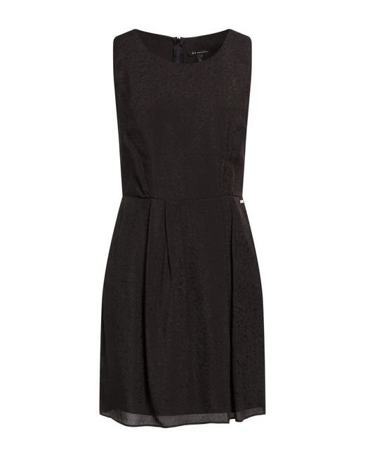 ARMANI EXCHANGE Black Mini Dress