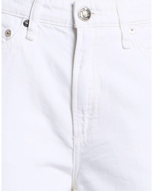 Rag & Bone White Pants Cotton, Lyocell