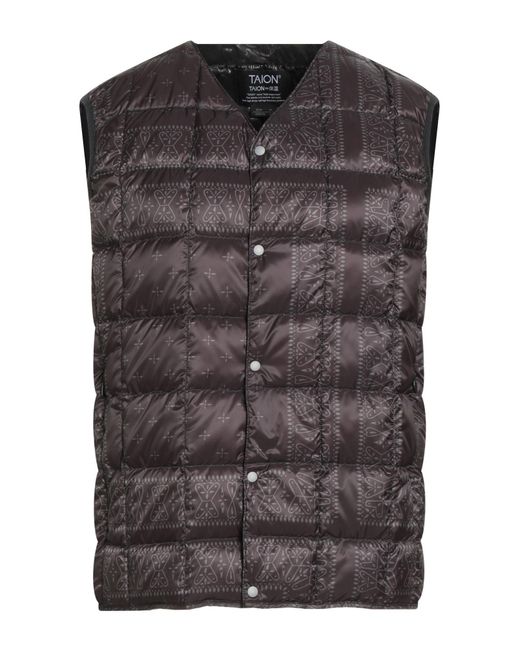 Chompa sin mangas Taion de color Brown