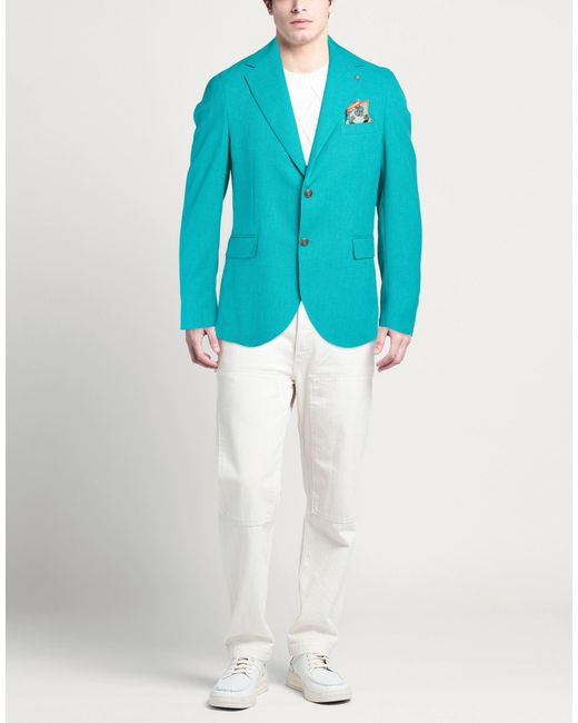 Bharnaba Blue Blazers for men