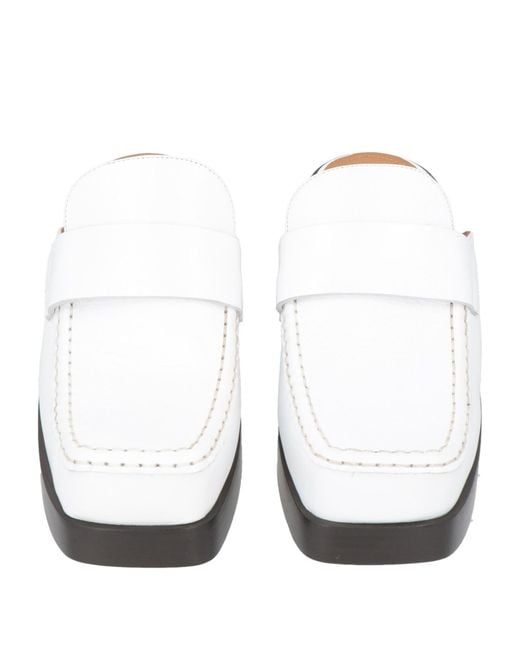 Marni White Mules & Clogs