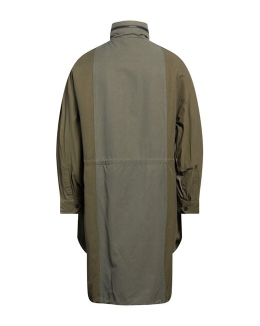 Neil Barrett Green Overcoat & Trench Coat for men