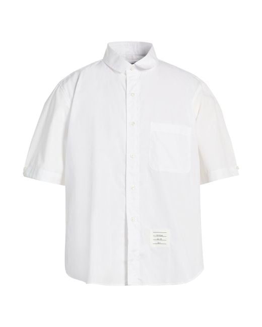 Thom Browne White Shirt Cotton for men