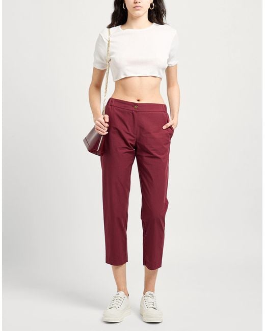 Ottod'Ame Red Trouser