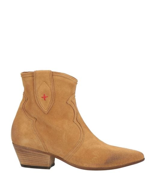 GIO+ Brown Ankle Boots Leather