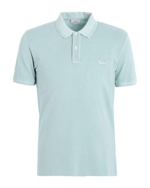 Woolrich Blue Polo Shirt for men