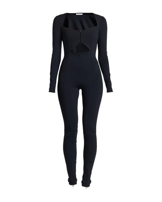 Patrizia Pepe Blue Jumpsuit Polyamide, Elastane