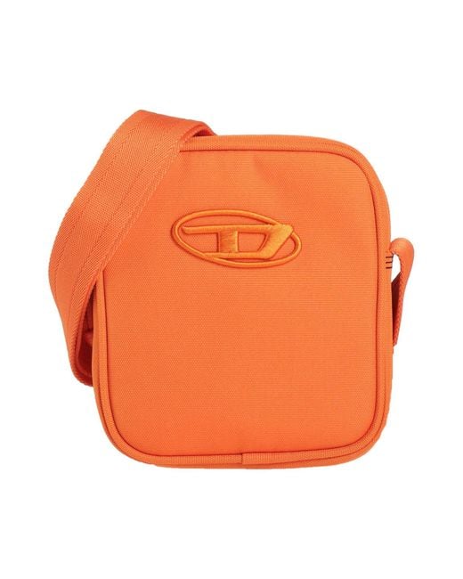 DIESEL Orange Cross-body Bag for men