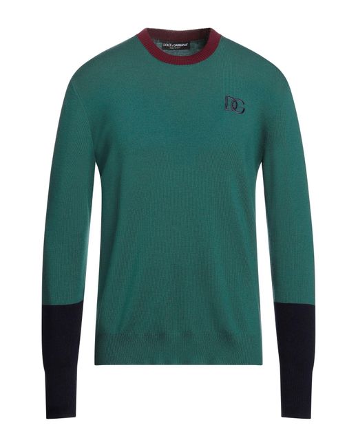 Dolce & Gabbana Green Sweater for men