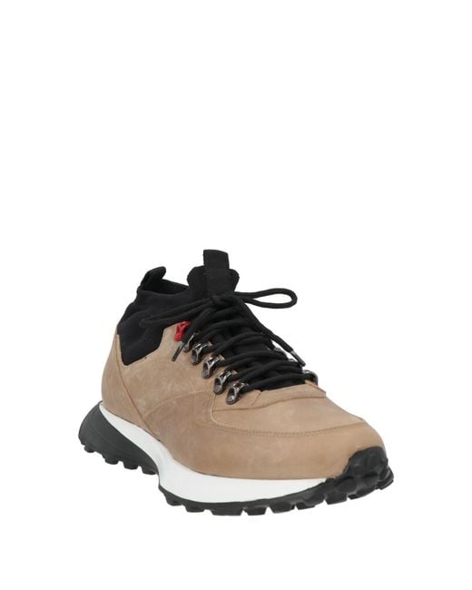 Peuterey Natural Sneakers Leather, Textile Fibers for men