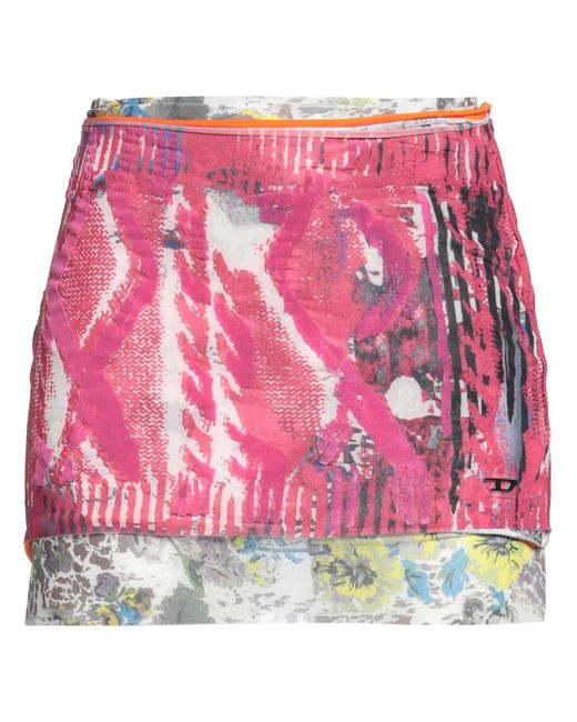 DIESEL Pink Mini Skirt