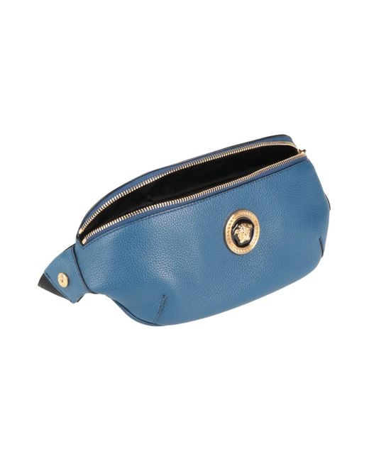 Versace Blue Belt Bag for men