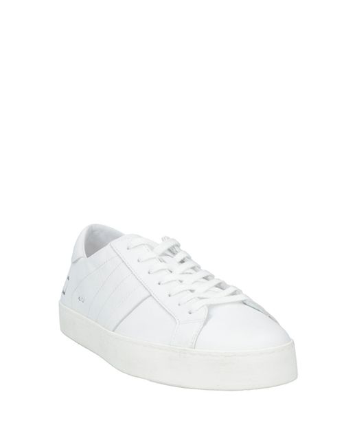 Date White Sneakers Leather for men