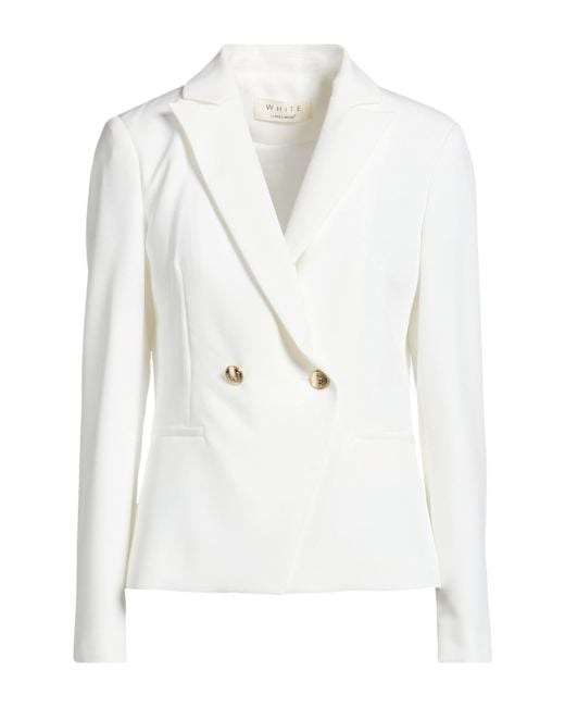 HELMUR® White Blazer Viscose, Polyamide, Elastane