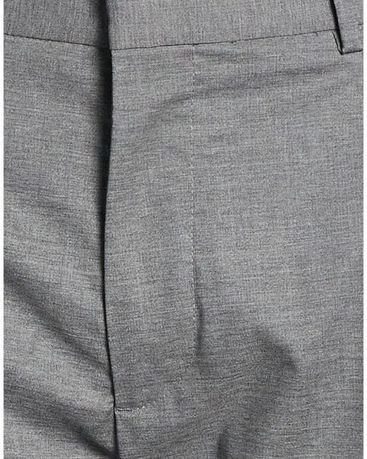 Moorer Gray Pants Wool, Elastane for men