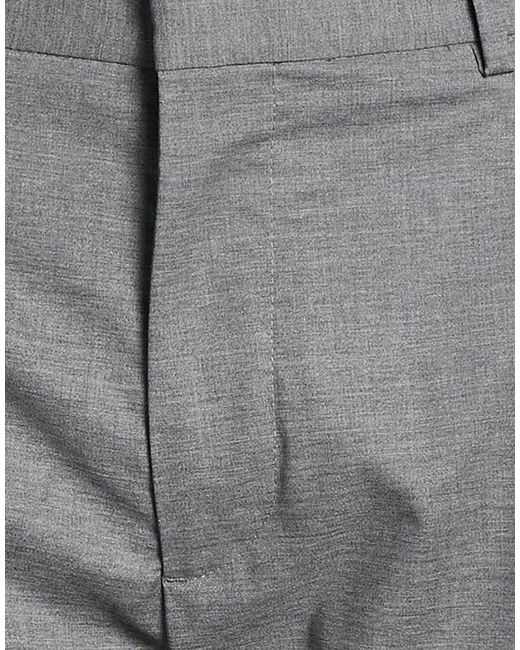 Moorer Gray Pants Wool, Elastane for men