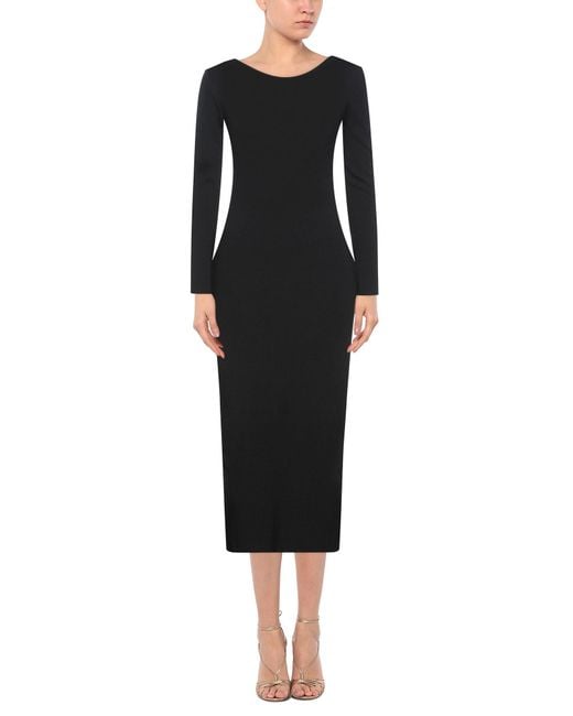 Akep Black Midi Dress