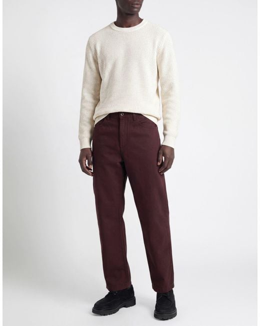 Department 5 Purple Burgundy Jeans Cotton for men