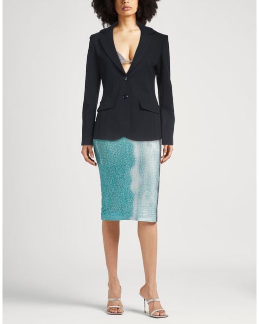 Caractere Black Midnight Blazer Viscose, Polyamide, Elastane