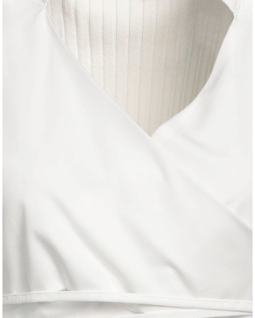 ANDREADAMO White Wrap Cardigans