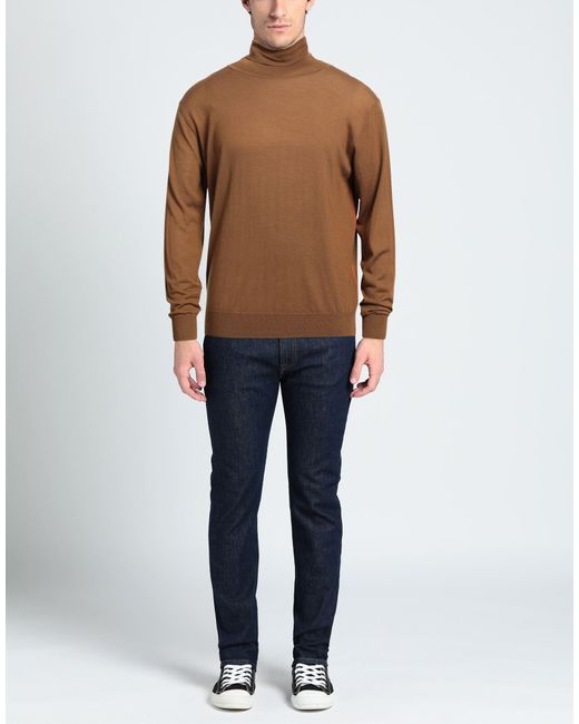 Aspesi Brown Turtleneck for men