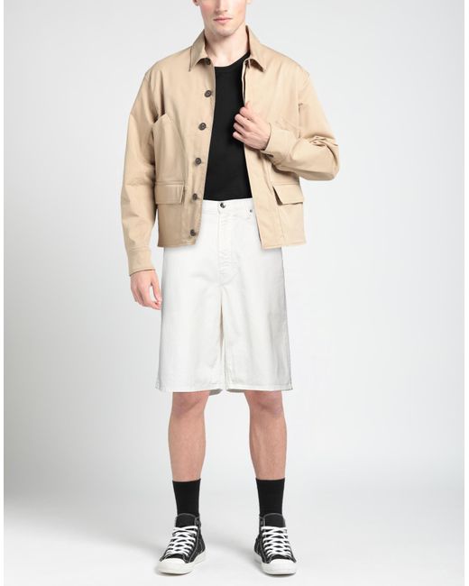 Off-White c/o Virgil Abloh White Denim Shorts for men