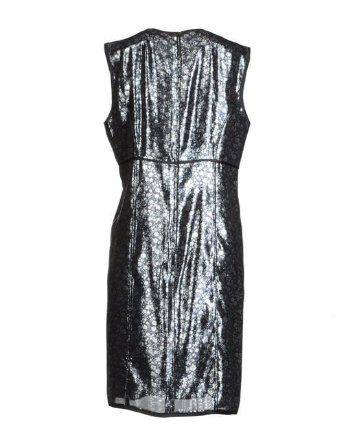 Marc Jacobs Black Mini Dress Silk, Polyester