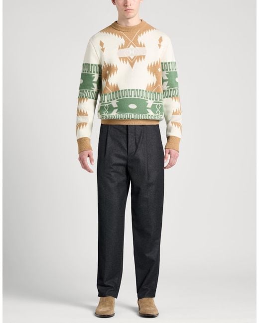 Tod's Gray Charcoal Pants Wool for men