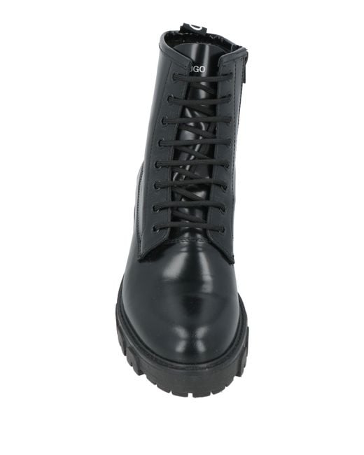 HUGO Black Ankle Boots